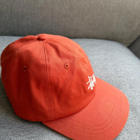 Stussy Cap Hat Orange Low Pro Basic Stock #1311070 One Size Japan - Picture 5 of 11